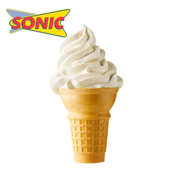 Sonic Vanilla Cone