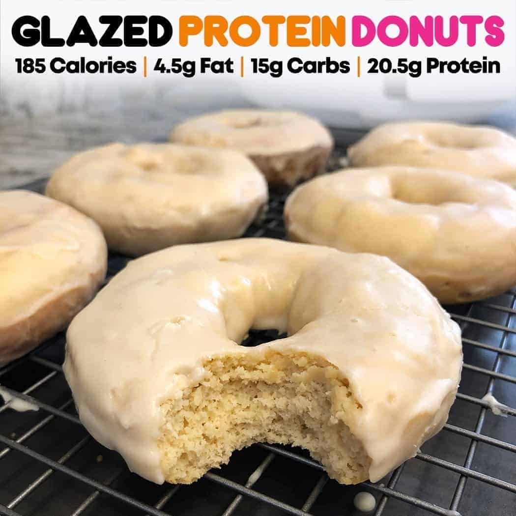 Protein glazed donut recipe
