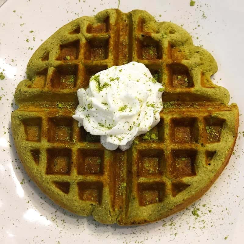 Matcha Latte Protein Waffle