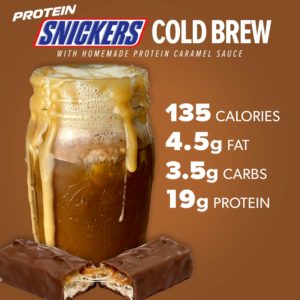 Protein Snickers Cold Brew
