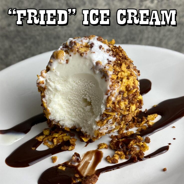 Protein Fried Ice Cream