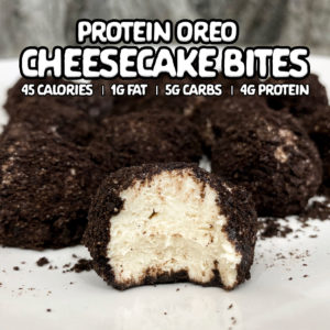Protein Oreo Cheesecake Bites