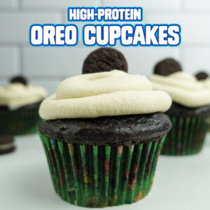 Protein packed Oreo cupcakes