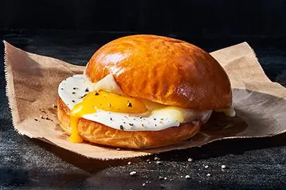 Egg and Cheese on Brioche