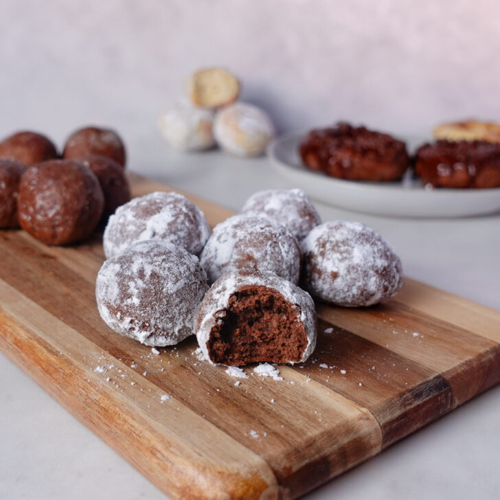 Protein Chocolate Donut Holes (in the Air Fryer)