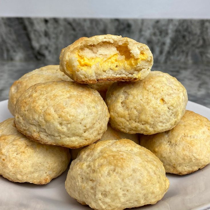 Grilled Cheese Biscuit Bites