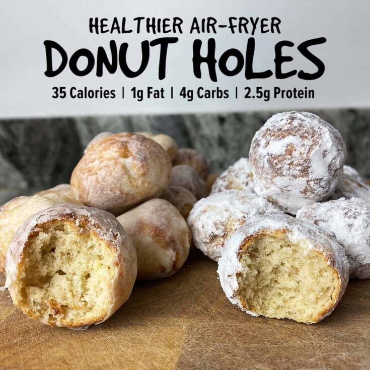 Healthier Air Fryer Donut Holes