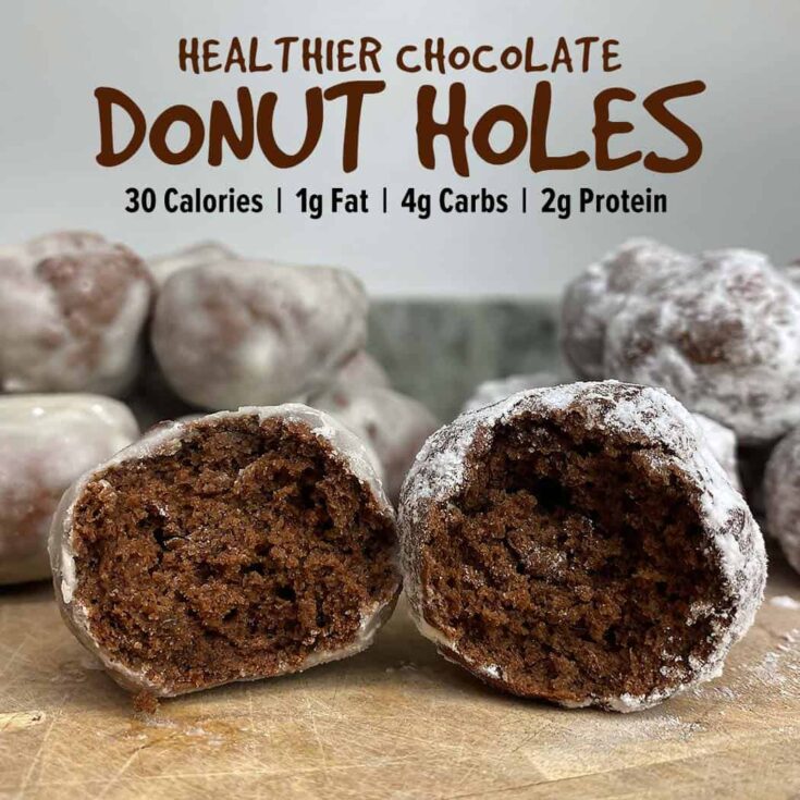 Air Fryer Chocolate Donut Holes