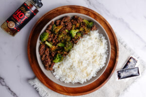 Hot honey beef bowl