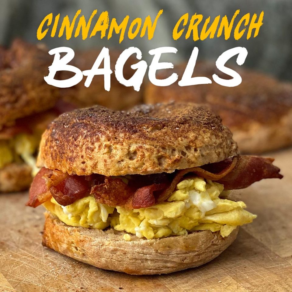 Healthier Cinnamon Crunch Bagels Cheat Day Design