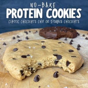No Bake Protein Cookies