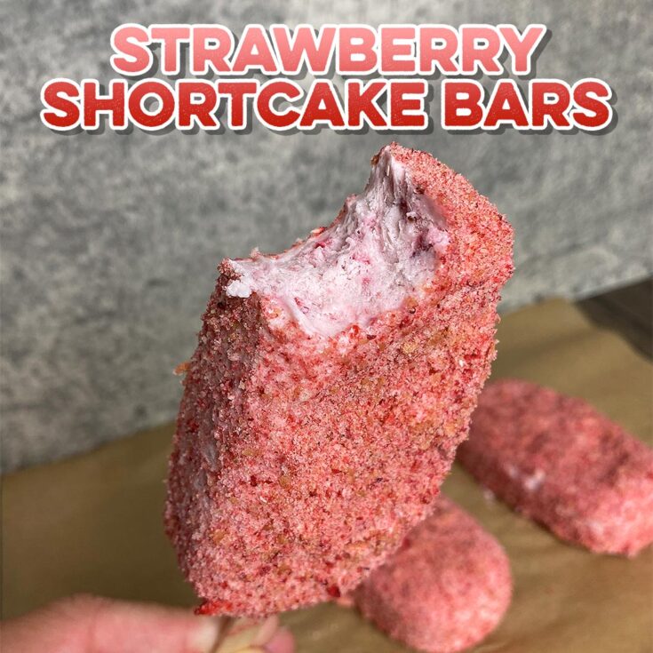 Healthy Strawberry Shortcake Bars