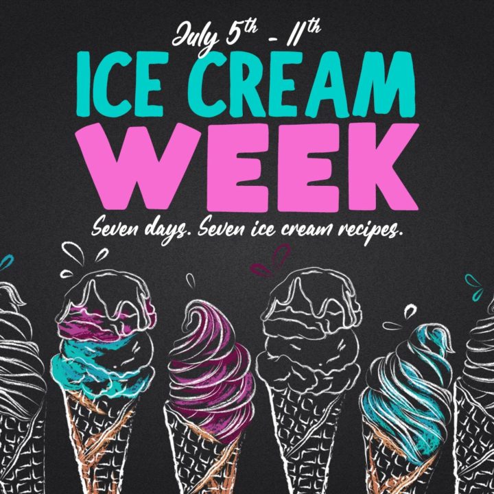 Ice Cream Week A week full of nothing but ice cream Cheat Day Design