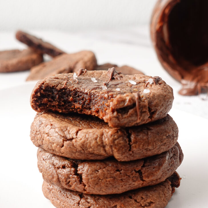 3 Ingredient Peanut Butter Nutella Cookies