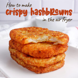 Crispy air fryer hash browns