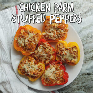 Chicken Parm Stuffed Peppers
