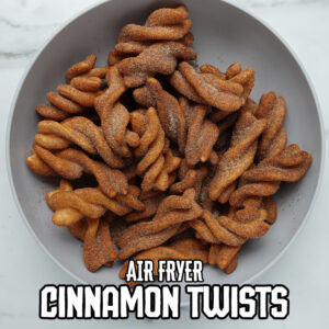 Air fryer cinnamon twists