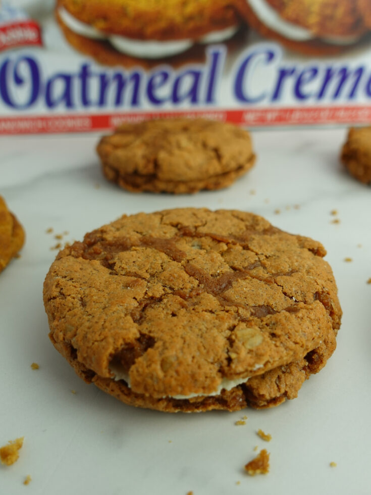 HighProtein Oatmeal Cream Pies (Little Debbie Copycat)