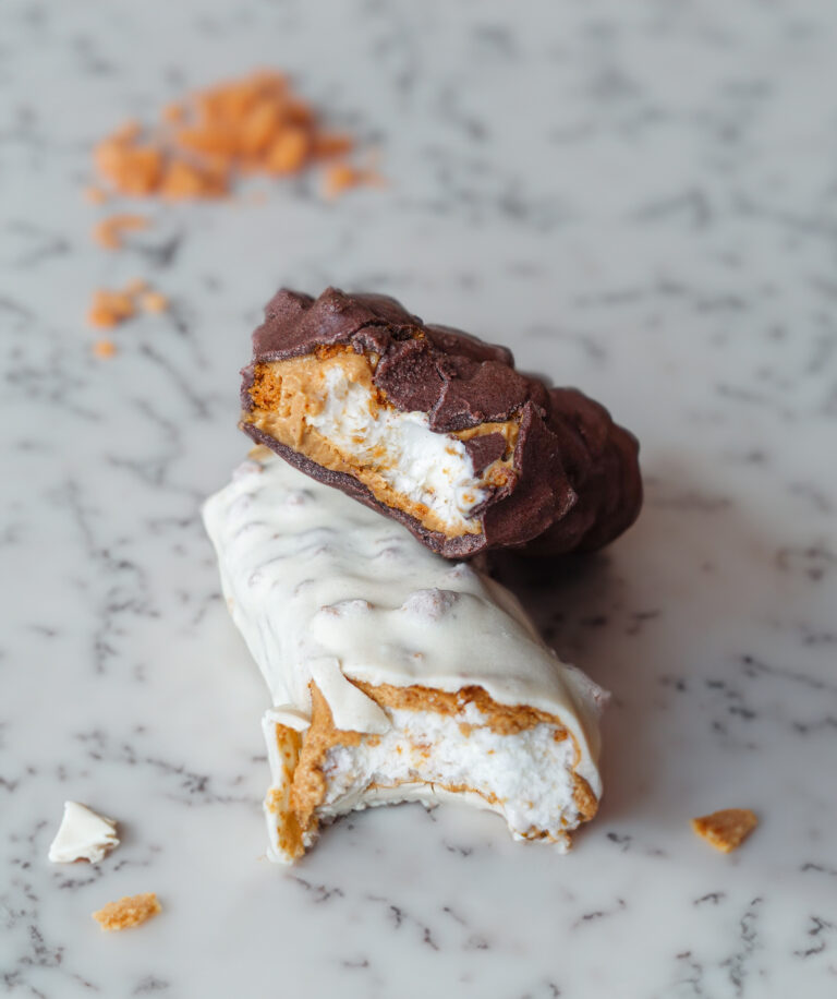Homemade Biscoff Ice Cream Bars [HighProtein]