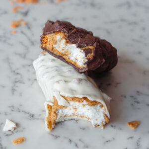Healthy biscoff ice cream bars