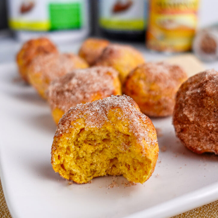 Air Fryer Pumpkin Pie Donut Holes