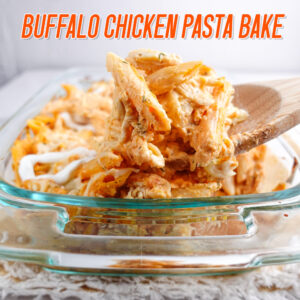 Buffalo Chicken Pasta Bake