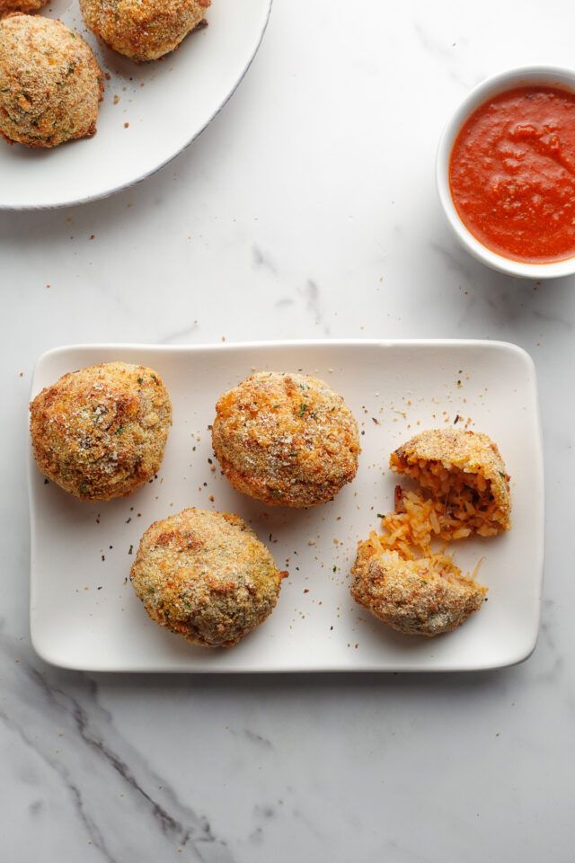 Air Fryer Arancini (Crispy Italian Rice Balls)