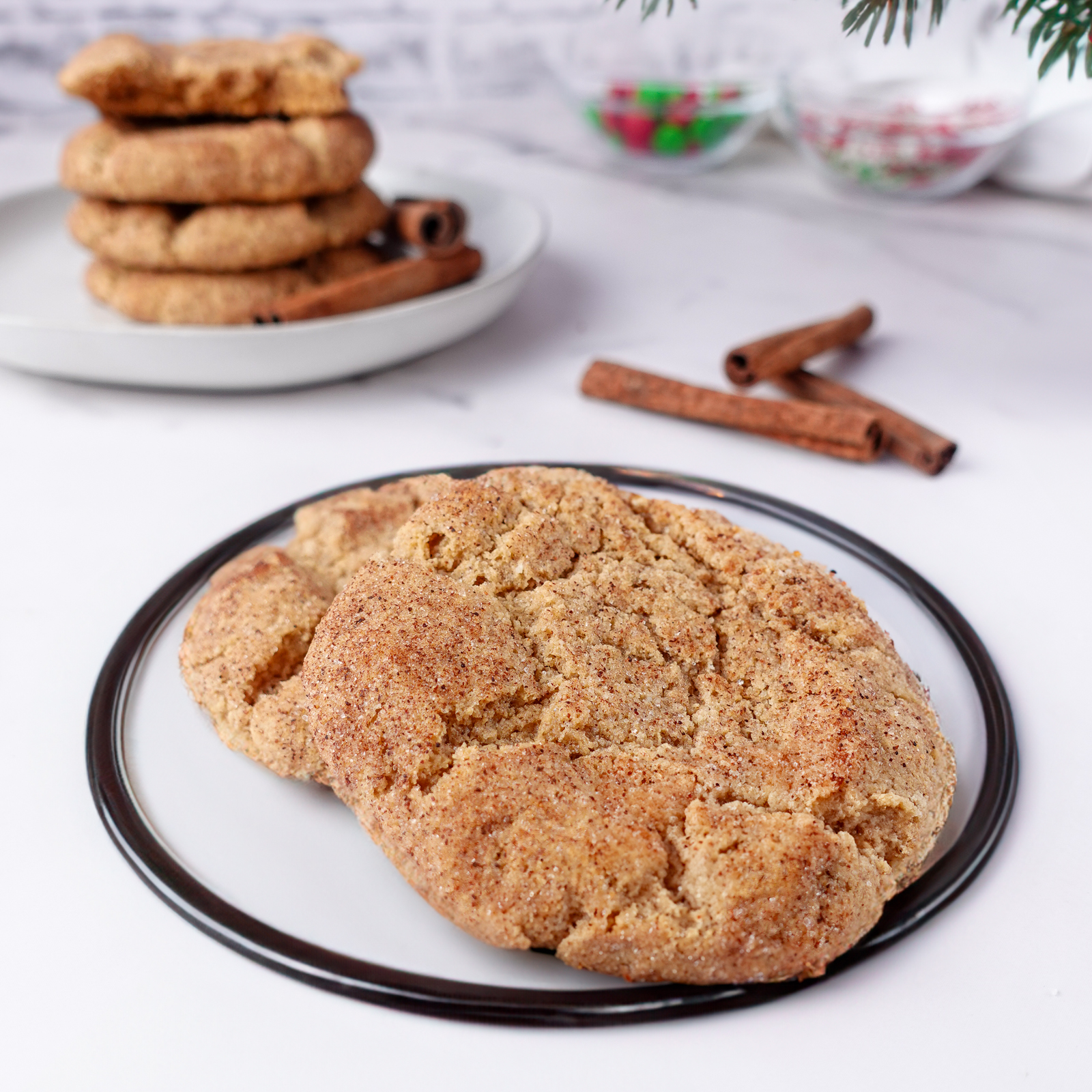 Protein snickerdoodle cookies