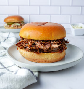 Pulled pork sandwich