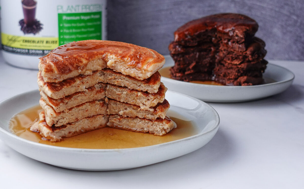 Delicious Vegan Protein Pancakes With Only 3 Ingredients