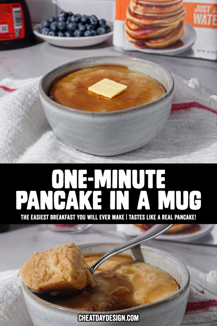 HighProtein Microwave Pancake In A Mug In One Minute