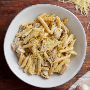 Garlic Parmesan Chicken Pasta