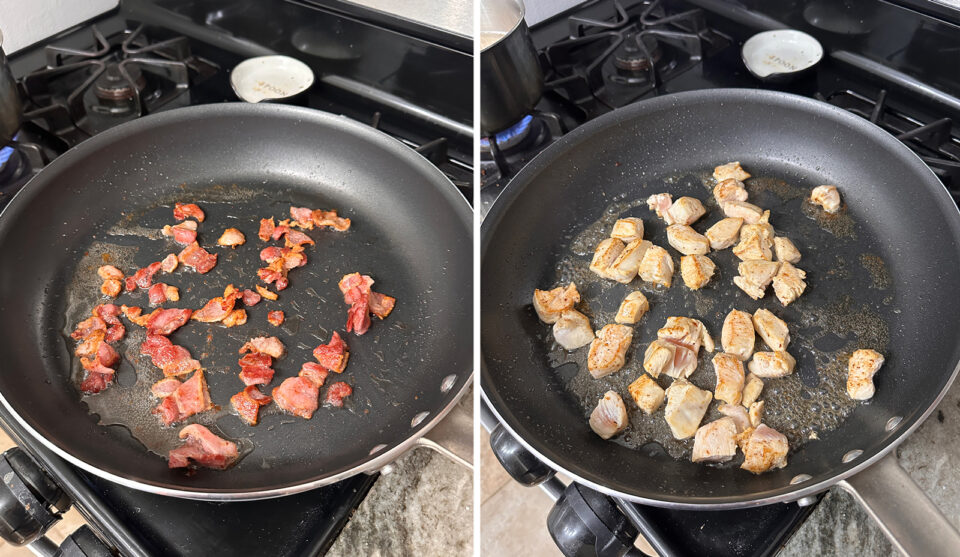 Creamy Chicken Bacon Ranch Pasta (Made Healthier)
