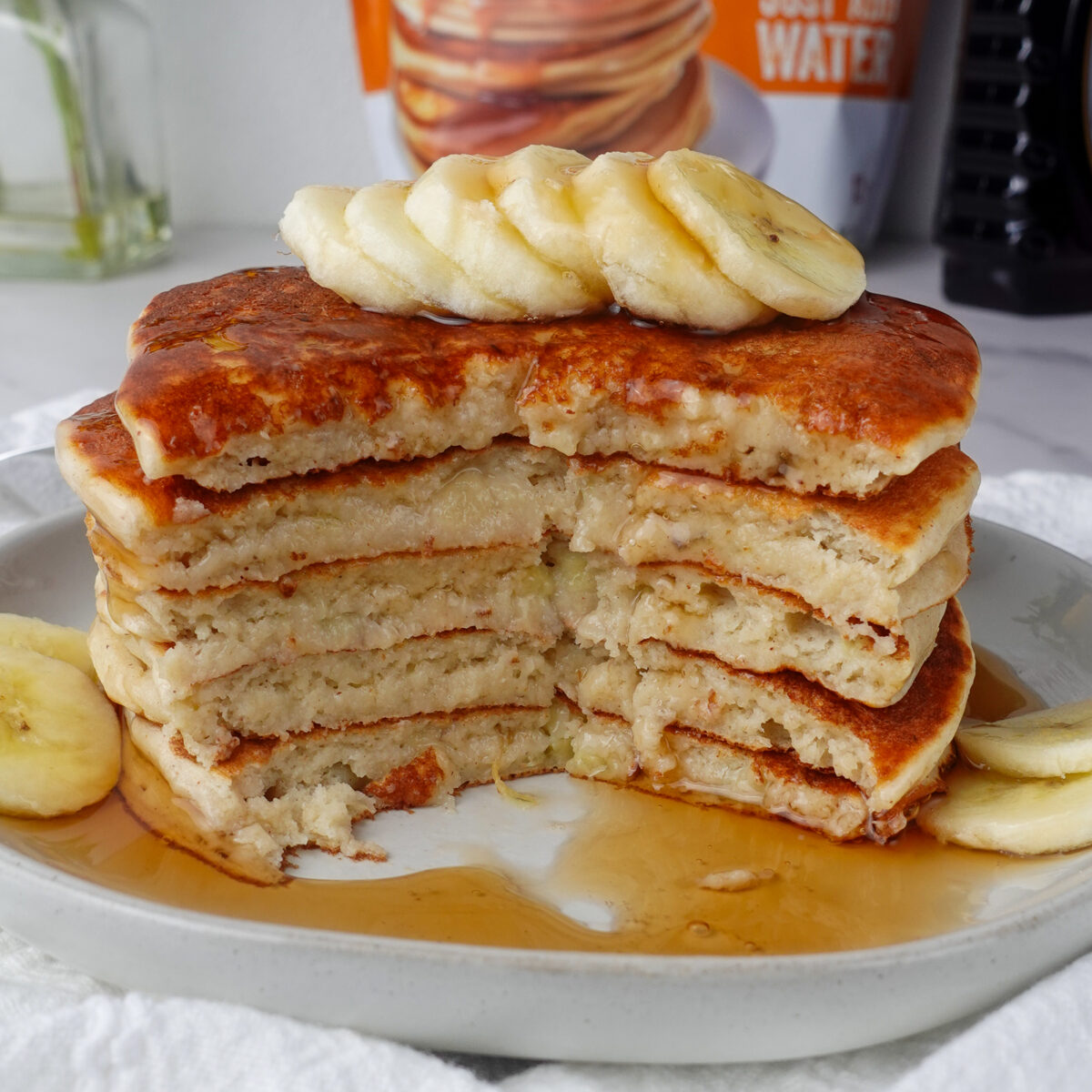 The Best (And Easiest) Banana Protein Pancake Recipe