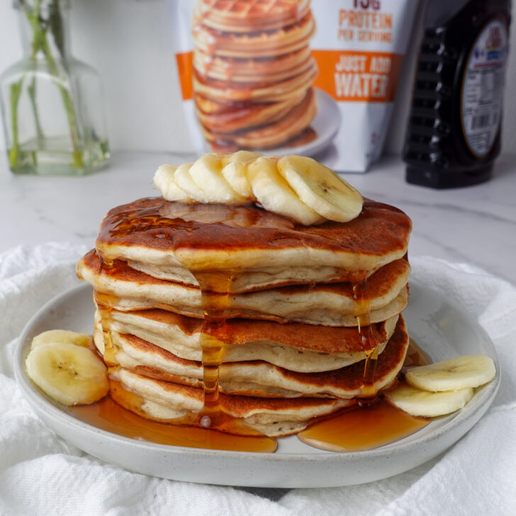The Best (And Easiest) Banana Protein Pancake Recipe