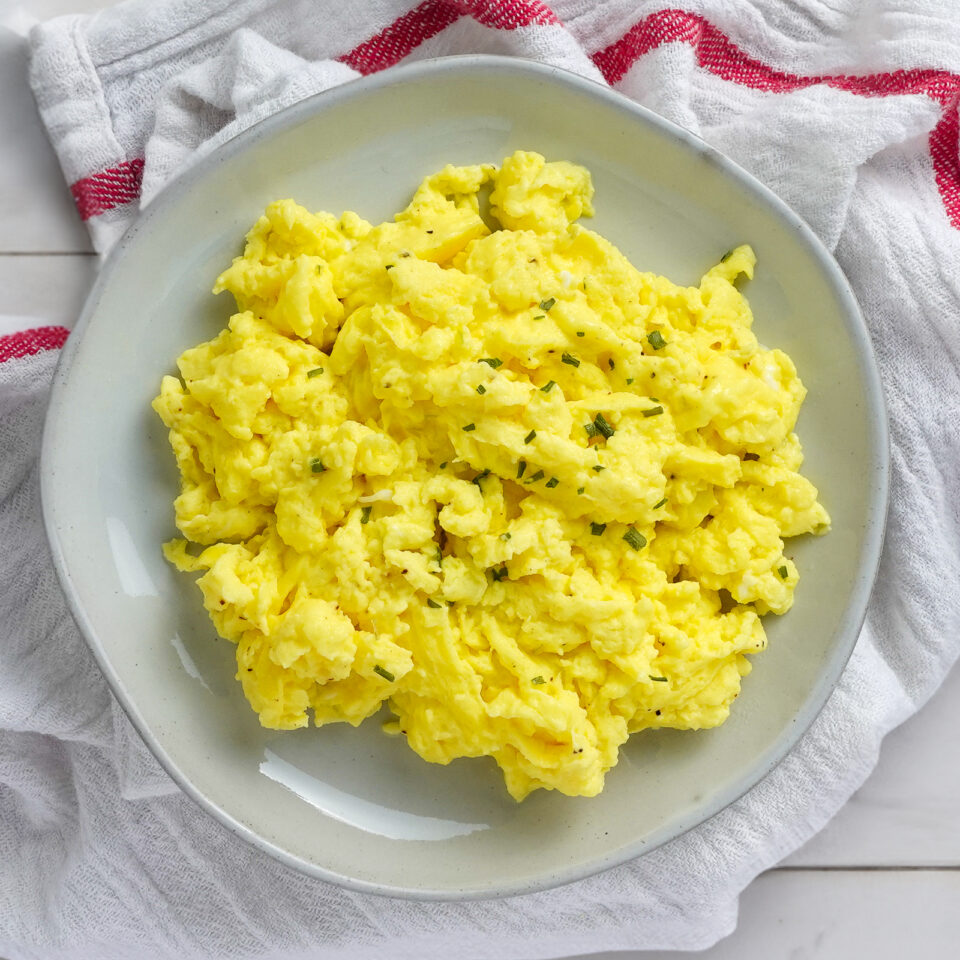 HighProtein Scrambled Eggs (3 Different Ways)