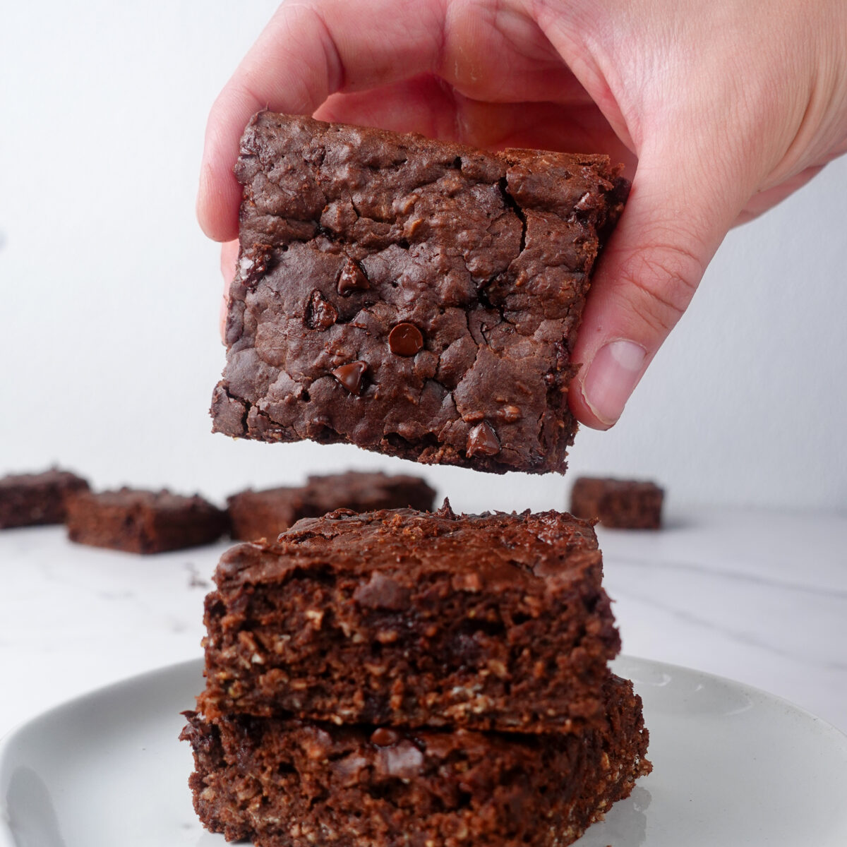 Mouthwatering Oatmeal Brownies (With Protein)