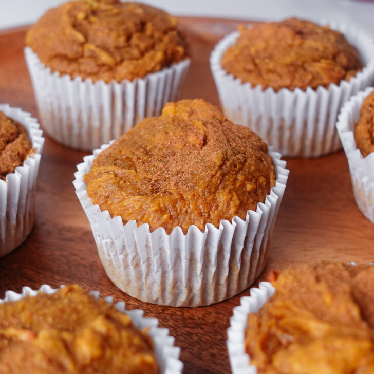 Protein Pumpkin Muffins (With Just 4 Ingredients)