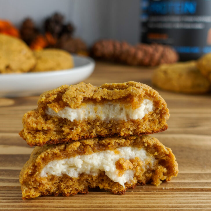 Healthy Pumpkin Cheesecake Cookies (High Protein & Low Carb)
