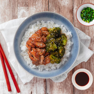Healthy chicken teriyaki