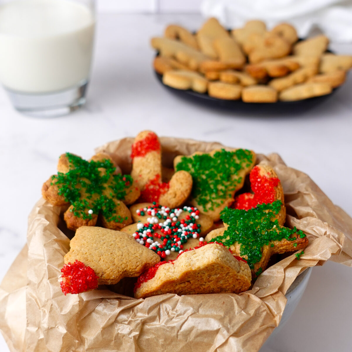 HighProtein Crunchy Shortbread Cookies