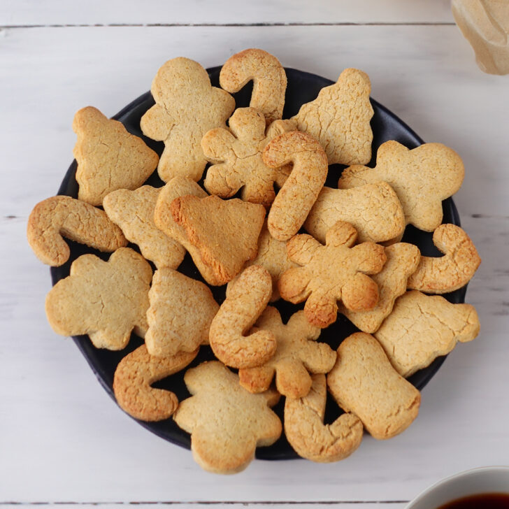 High-Protein Crunchy Shortbread Cookies