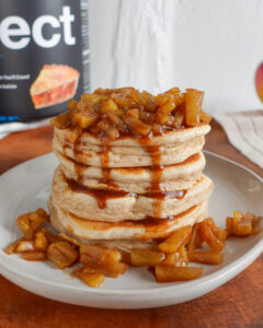 Apple Pie Protein Pancakes