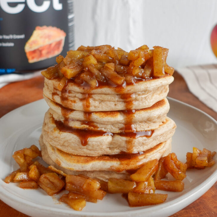 Apple Pie Protein Pancakes
