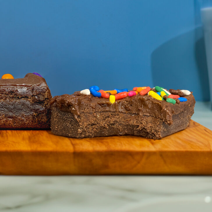 No-Bake Cosmic Brownies (Vegan & High-Protein)