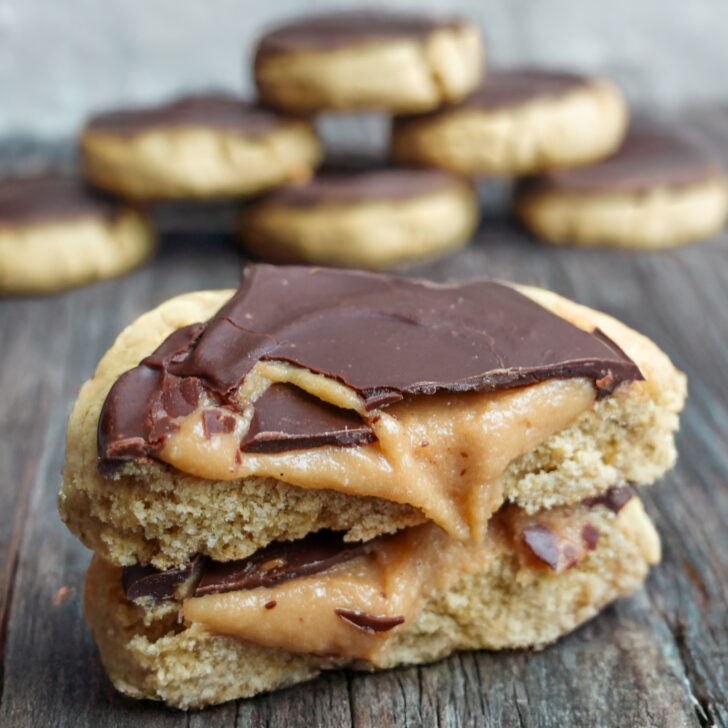 Healthier High-Protein Twix Cookies