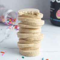 Stack of protein pillsbury cookie dough