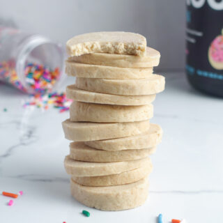 Stack of protein pillsbury cookie dough